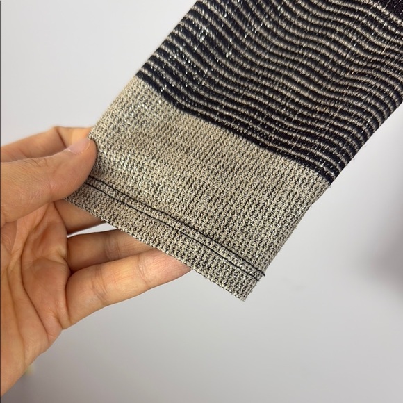 Vintage Frank Lyman Design Black and Gray Cardigan Sweater Size 2 - Picture 5 of 10